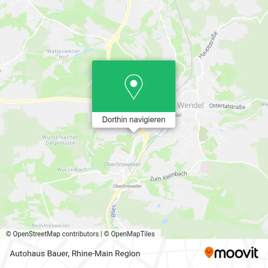 Autohaus Bauer Karte