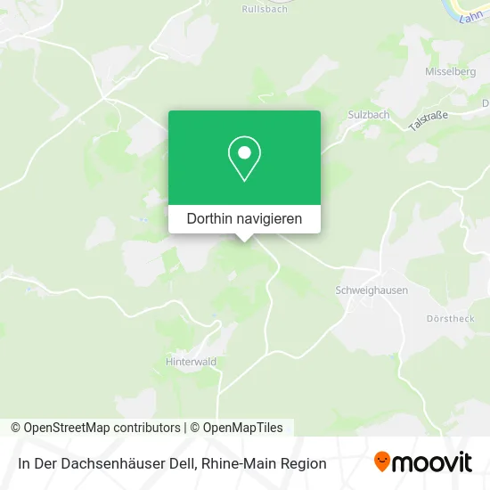 In Der Dachsenhäuser Dell Karte