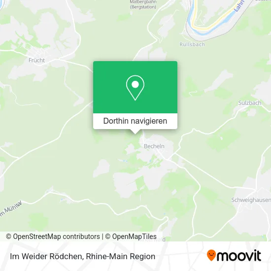 Im Weider Rödchen Karte