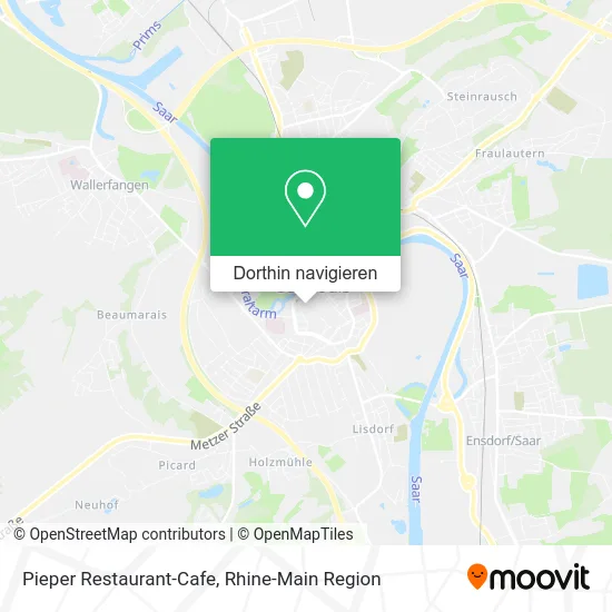 Pieper Restaurant-Cafe Karte