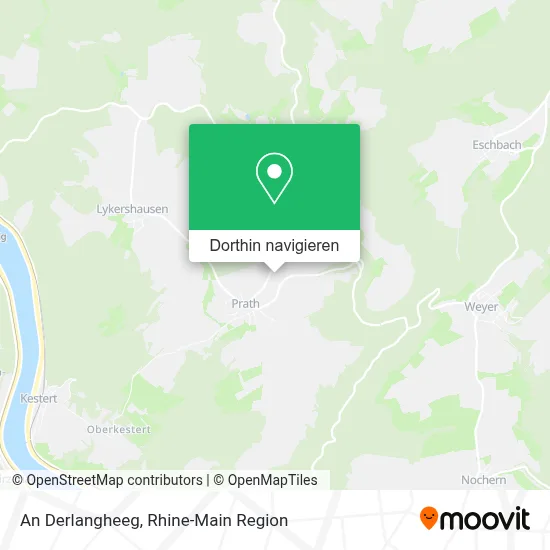 An Derlangheeg Karte