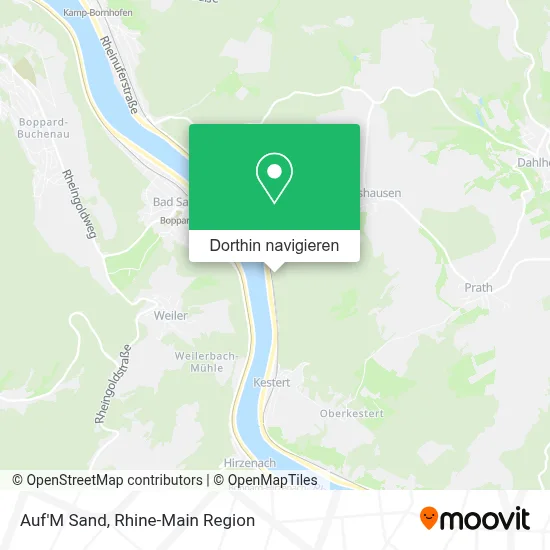 Auf'M Sand Karte