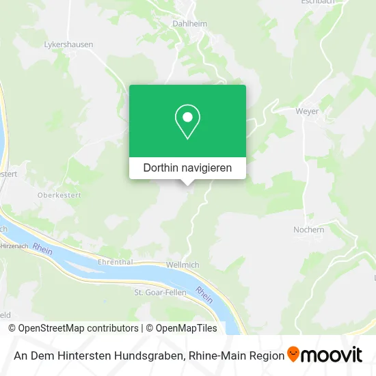 An Dem Hintersten Hundsgraben Karte