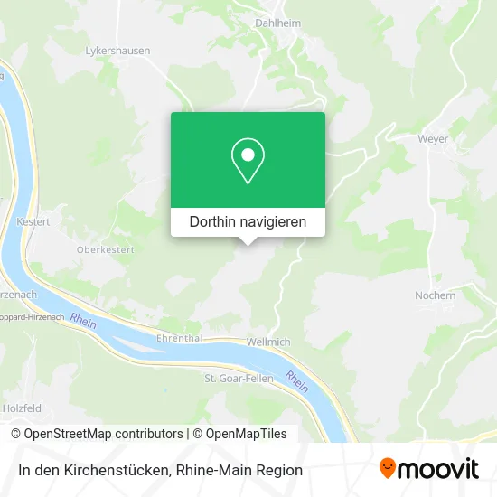 In den Kirchenstücken Karte