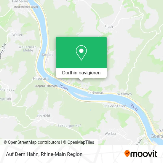 Auf Dem Hahn Karte