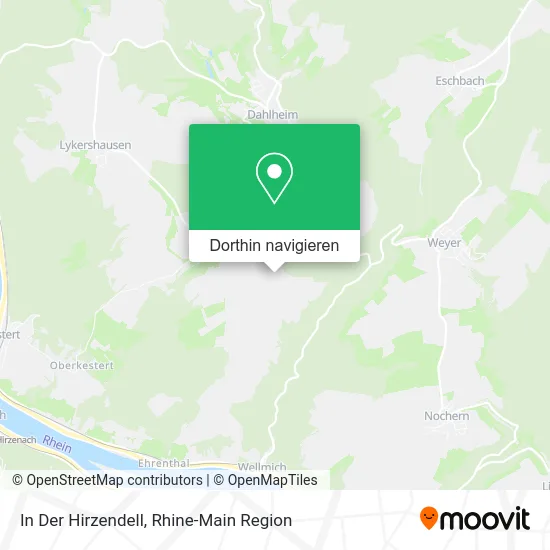 In Der Hirzendell Karte