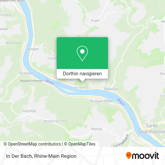 In Der Bach Karte