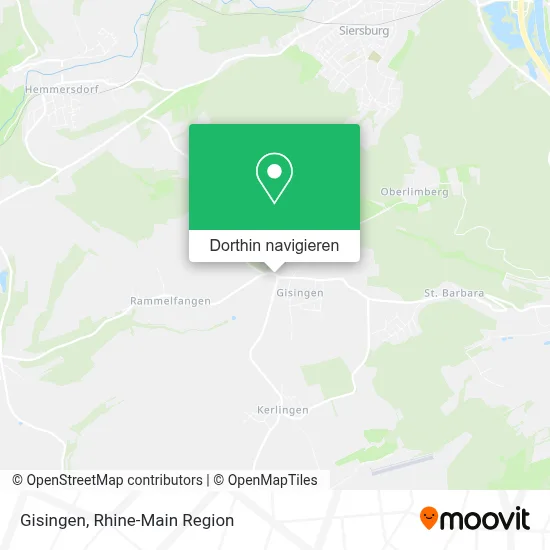 Gisingen Karte