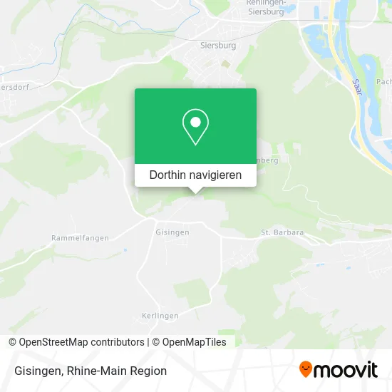 Gisingen Karte