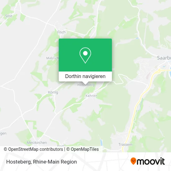 Hosteberg Karte