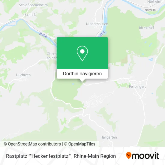 Rastplatz ""Heckenfestplatz"" Karte