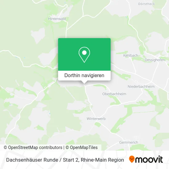 Dachsenhäuser Runde / Start 2 Karte