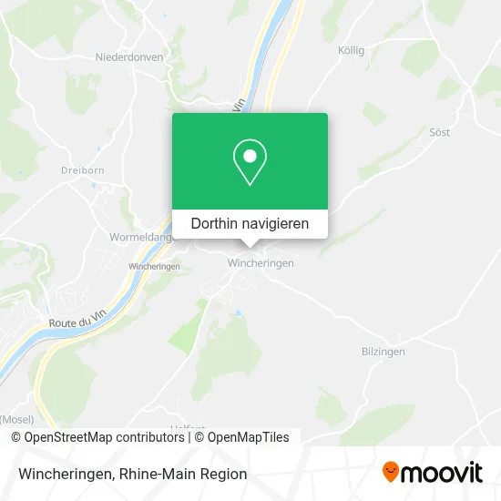 Wincheringen Karte