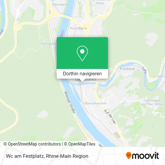 Wc am Festplatz Karte