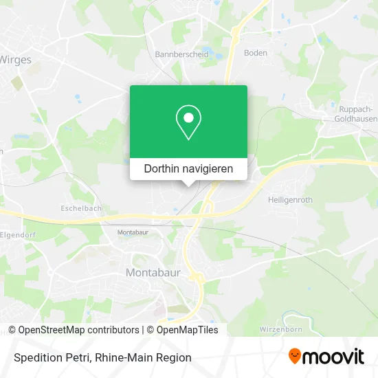 Spedition Petri Karte