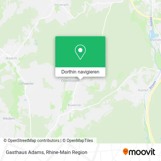 Gasthaus Adams Karte