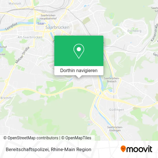 Bereitschaftspolizei Karte