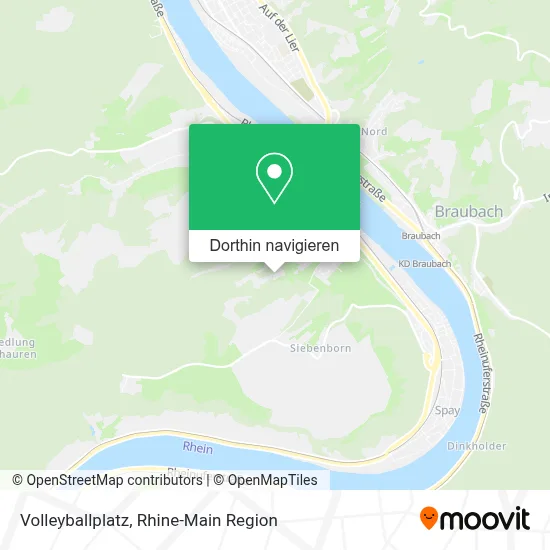 Volleyballplatz Karte