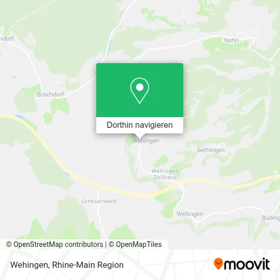 Wehingen Karte