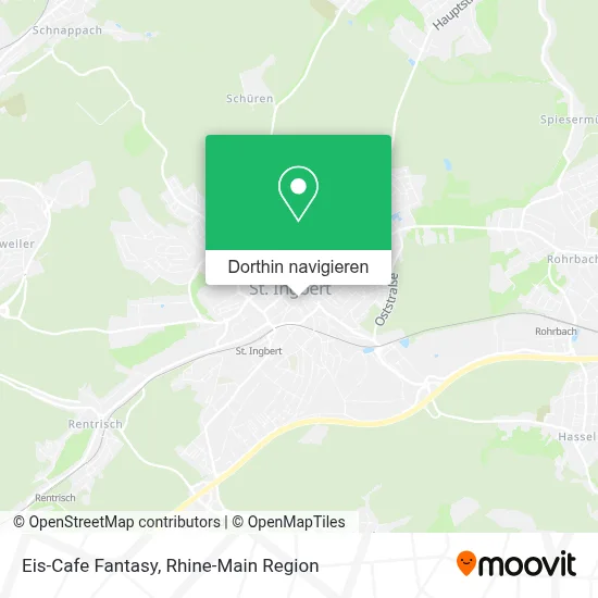 Eis-Cafe Fantasy Karte