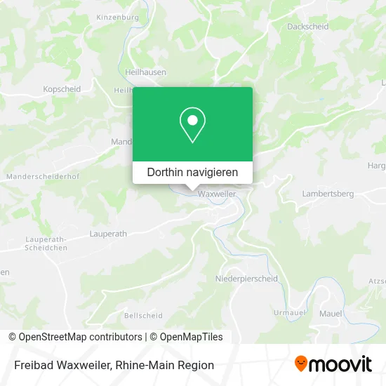 Freibad Waxweiler Karte