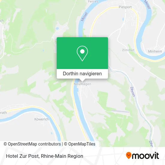 Hotel Zur Post Karte