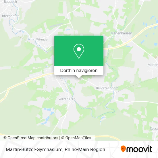 Martin-Butzer-Gymnasium Karte