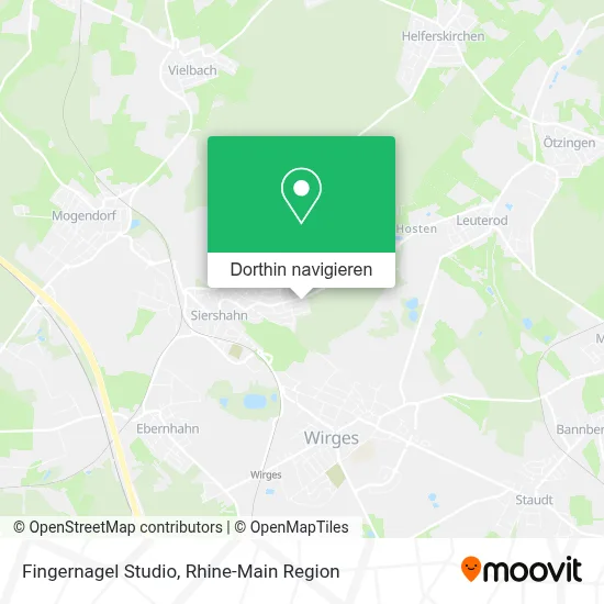 Fingernagel Studio Karte