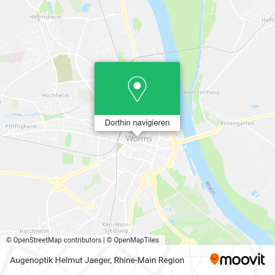 Augenoptik Helmut Jaeger Karte