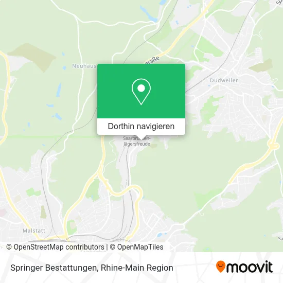 Springer Bestattungen Karte
