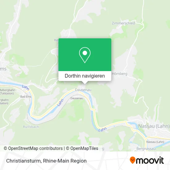 Christiansturm Karte
