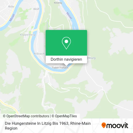 Die Hungersteine In Litzig Bis 1963 Karte