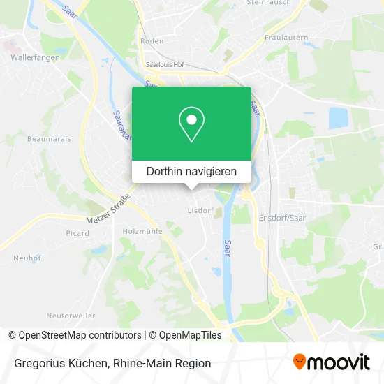 Gregorius Küchen Karte