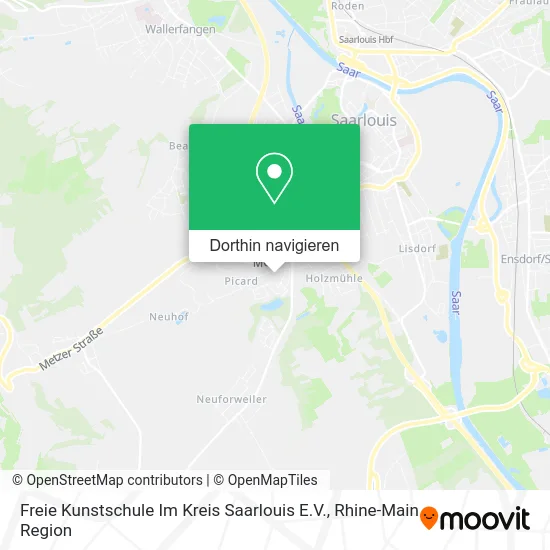 Freie Kunstschule Im Kreis Saarlouis E.V. Karte