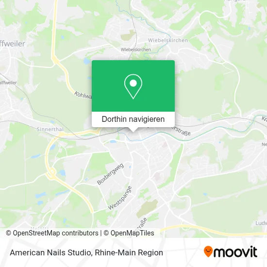 American Nails Studio Karte