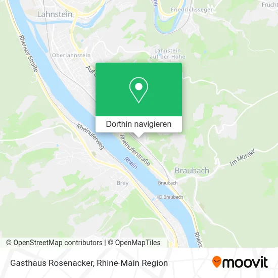 Gasthaus Rosenacker Karte