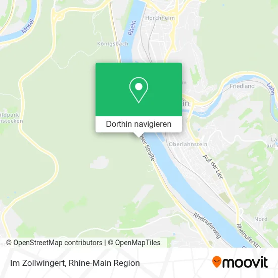 Im Zollwingert Karte