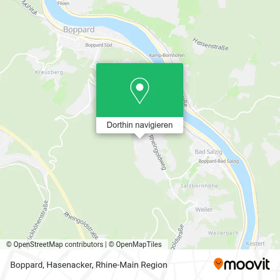 Boppard, Hasenacker Karte