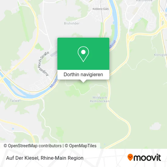 Auf Der Kiesel Karte