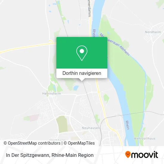 In Der Spitzgewann Karte