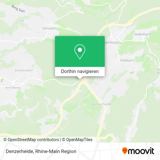 Denzerheide Karte