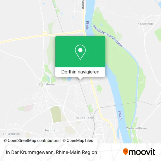 In Der Krummgewann Karte