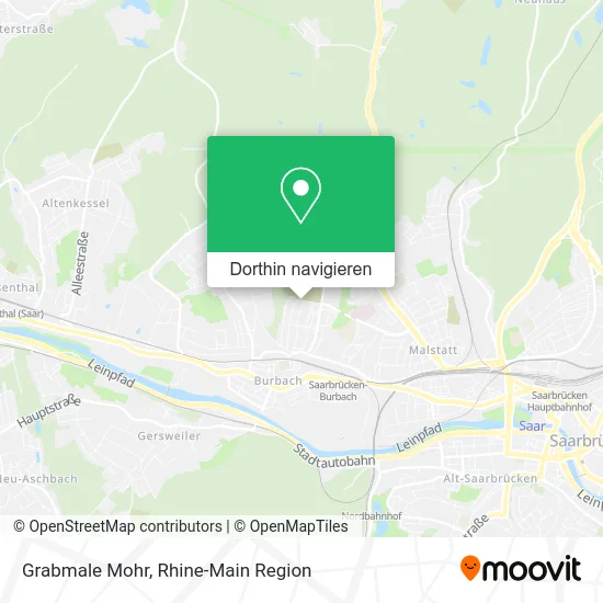 Grabmale Mohr Karte