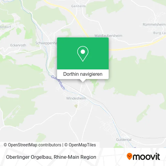 Oberlinger Orgelbau Karte