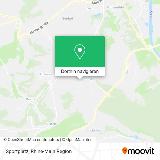 Sportplatz Karte