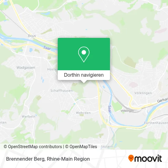 Brennender Berg Karte