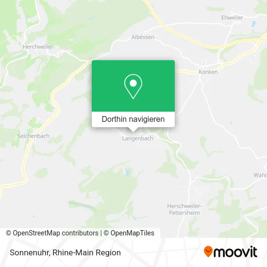 Sonnenuhr Karte