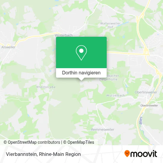 Vierbannstein Karte