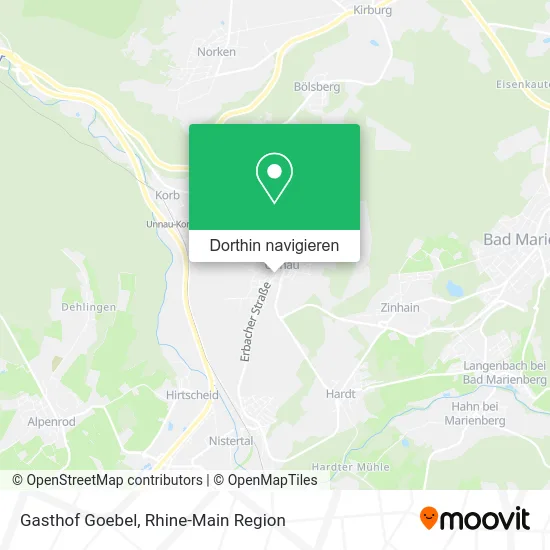 Gasthof Goebel Karte