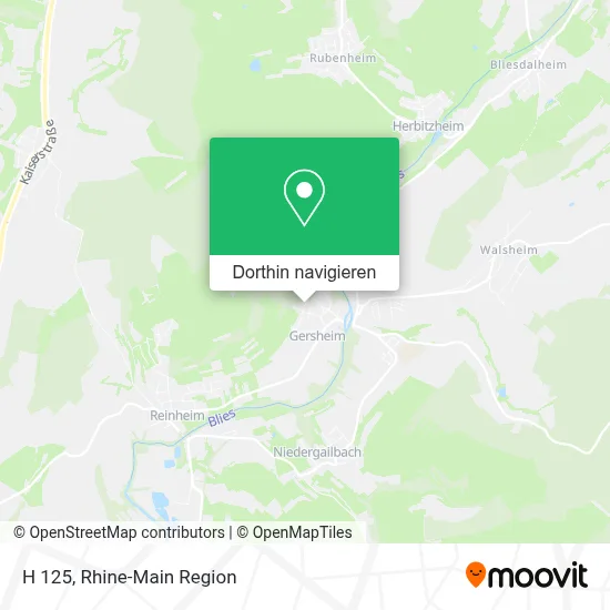 H 125 Karte